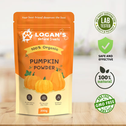 Organic Pumpkin Powder | Pet Pumpkin Powder | Logan’s Natural Treats