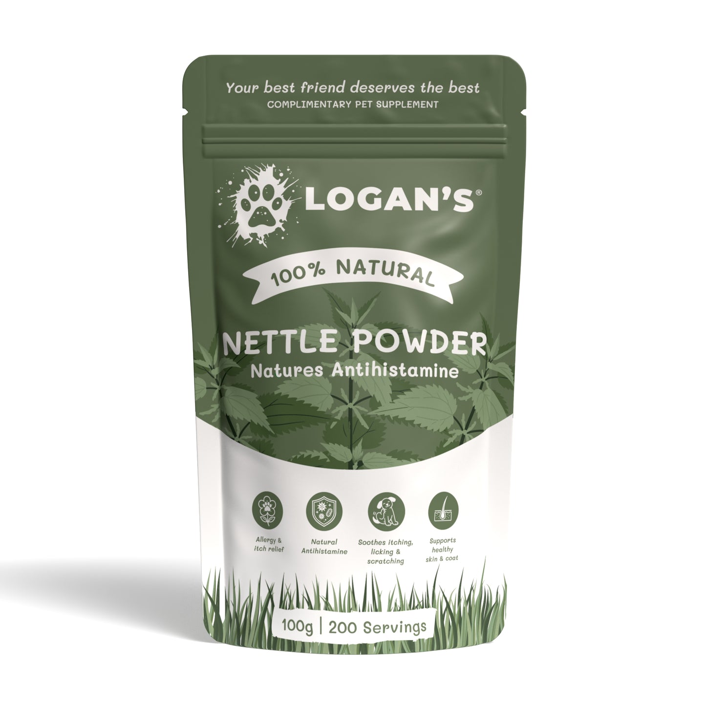 Nettle Powder – Natural Antihistamine for Dogs & Cats