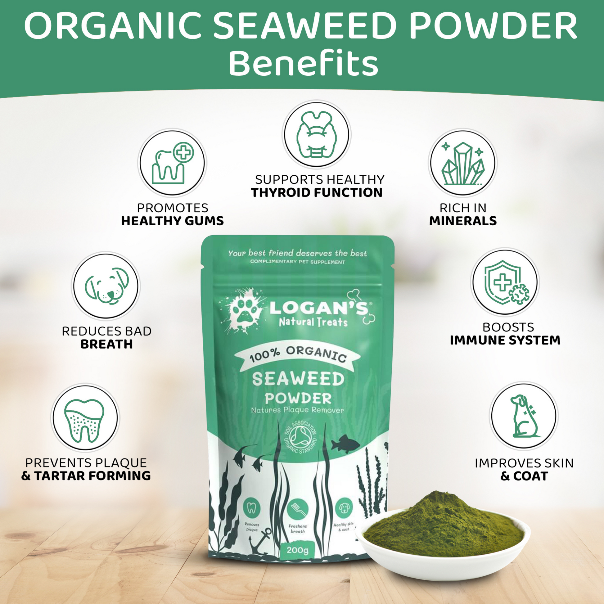 Benefits of seaweed in pet diets – natural source of iodine and antioxidants for B2B supplement retailers
