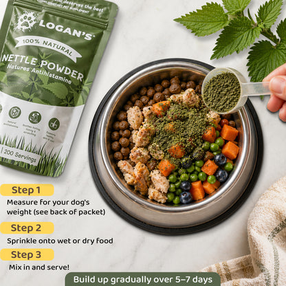Nettle Powder – Natural Antihistamine for Dogs & Cats