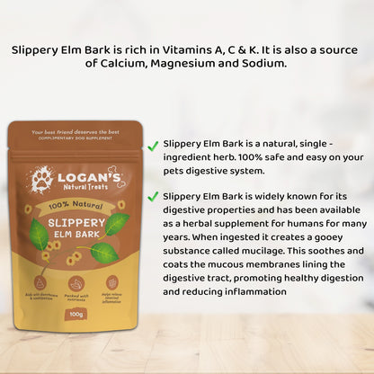Logan's Slippery Elm Bark | Slippery Elm Bark | Logan’s Natural Treats