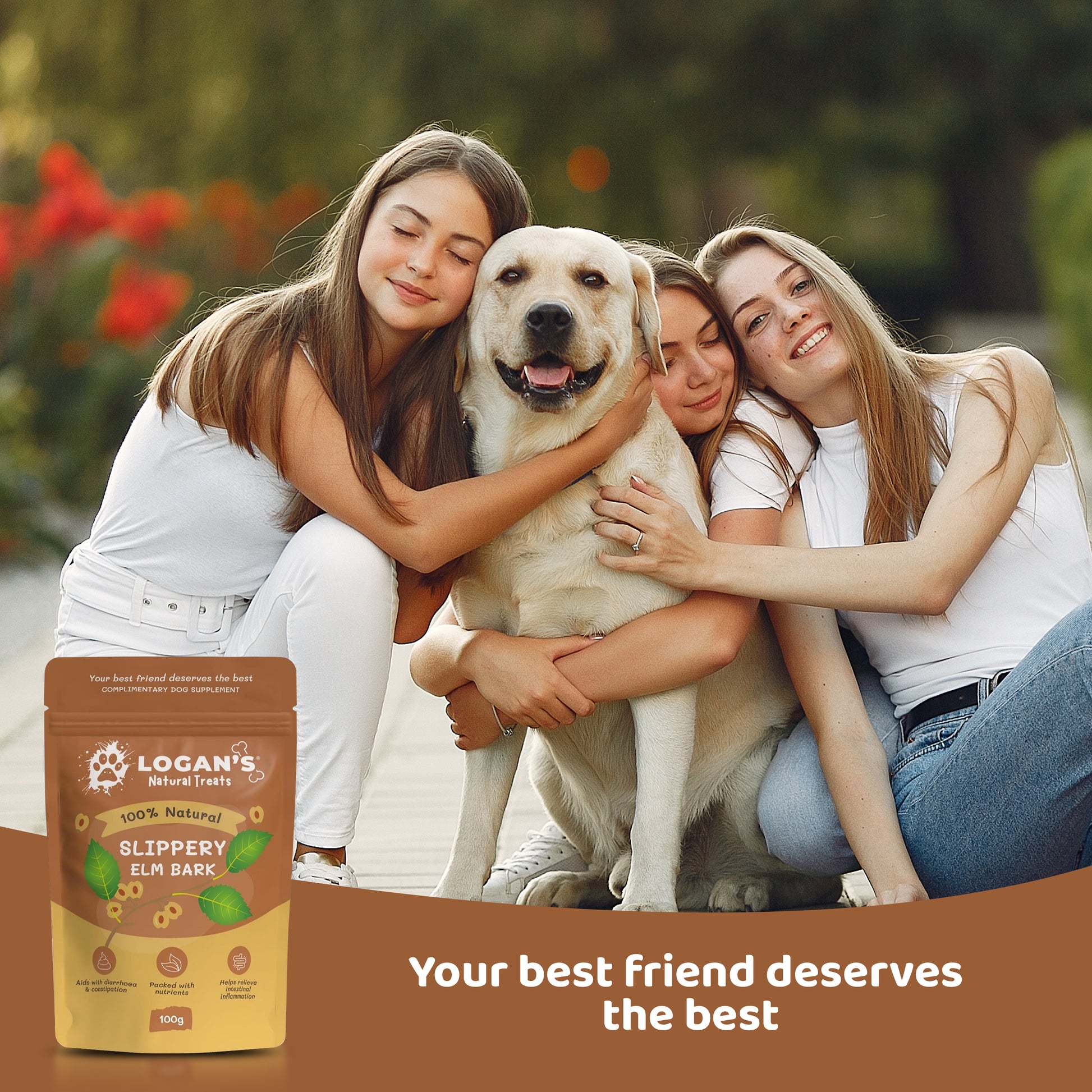Logan's Slippery Elm Bark | Slippery Elm Bark | Logan’s Natural Treats